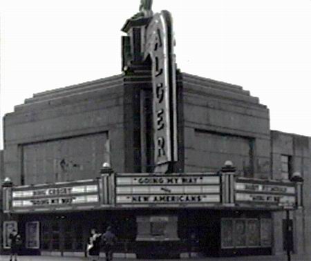 Alger Theatre - Old Shot Of Marquee (newer photo)
